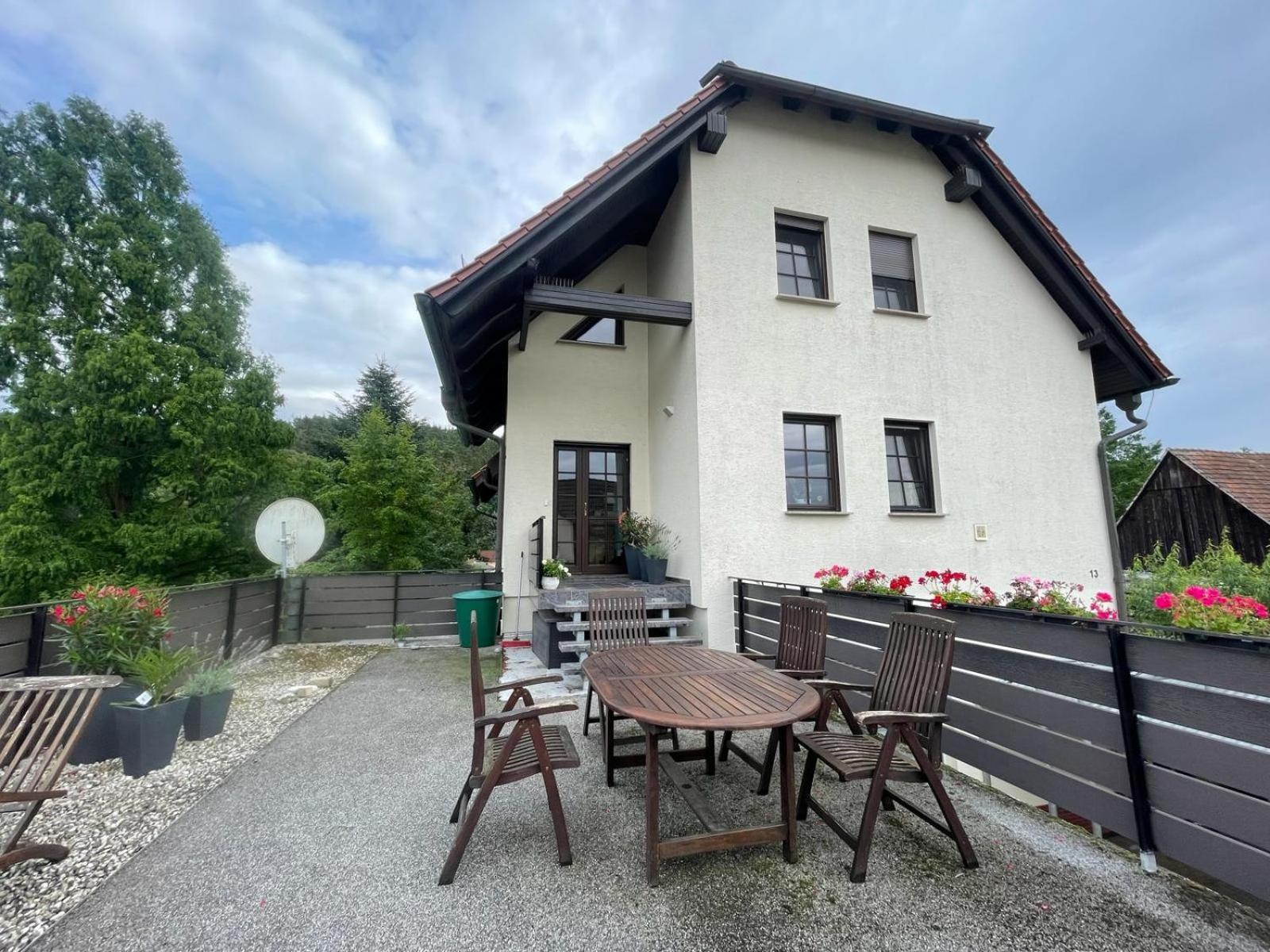 2-Raum App Mit Terrasse Jena Zoellnitz Exterior foto